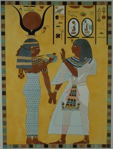 Illustration from the Tombs of the valley of the Kings of Thebes discovered by G. Belzoni, published 1820 by English School